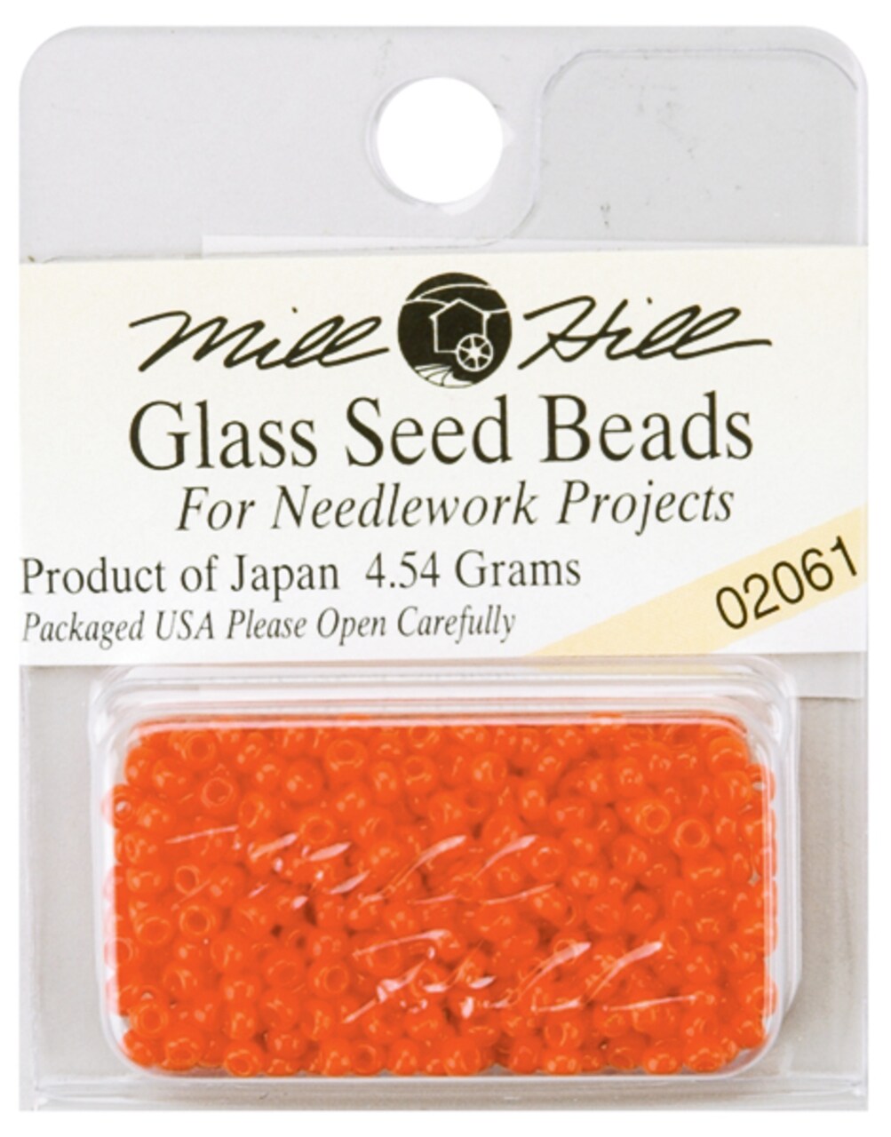 Mill Hill "Crayon Colors" Glass Seed Beads 2.5mm 4.54g-Dark Orange